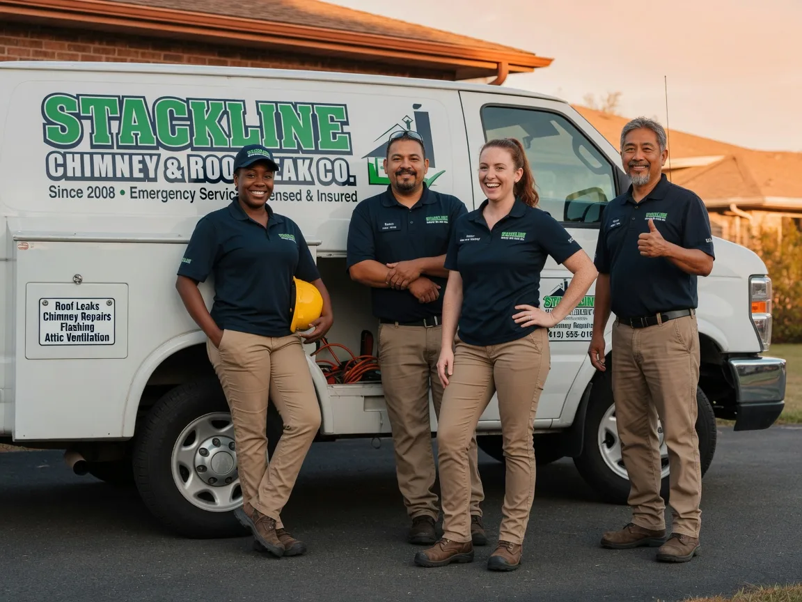 Chimney flashing repair company in Sharon, KS